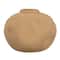 Hello Honey® 5.5" Textured Taupe Pinched Organic Shape Terracotta Vase